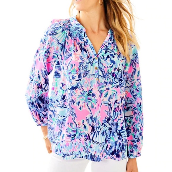 Lilly Pulitzer Tops - Lilly Pulitzer | Elsa Cabana Blouse